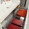 Тумба Акватон МАДРИД 120 М c 2 ящиками, бордо