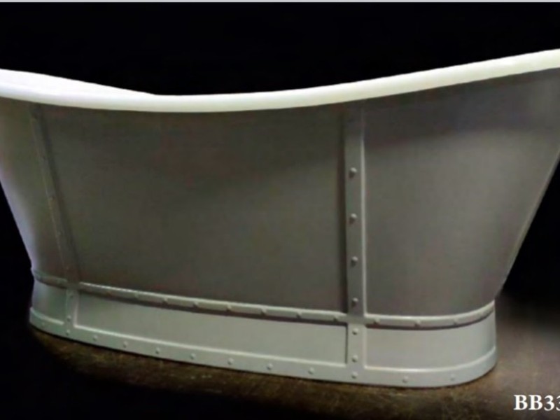 Ванна акриловая BelBagno BB33-CF36 168 x 78 x 71 см, цвет серый матовый (CF36)