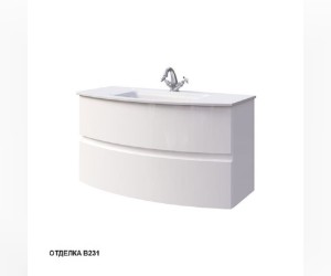 Тумба под раковину Caprigo Integra 100 13914, цвет B231 белый