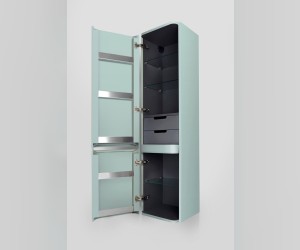 Шкаф-колонна Am.Pm Sensation M30CHL0406GG, подвесной, левый, 40 см, мятный