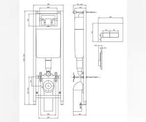 Инсталляция Ideal Standard W3710AA с унитазом Tempo Rimless T331101, сиденье микролифт, панель смыва, комплект, W990101 Инсталляция Ideal Standard W3710AA с унитазом Tempo Rimless T331101, сиденье микролифт, панель смыва, комплект, W990101