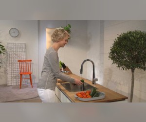 Смеситель Hansgrohe Talis S 200 72813800 для кухонной мойки, сталь
