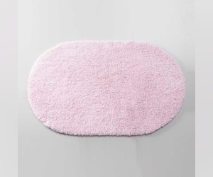 Коврик WasserKraft BM-3947 Barely Pink напольный, цвет - розовый, 60 х 100 см