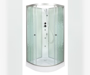 Душевая кабина Deto L 901 N 100 x 100 см, с гидромассажем, без крыши