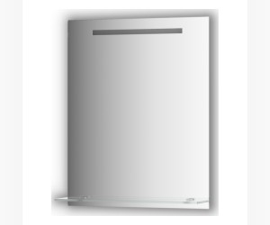 Зеркало с полочкой и LED-светильником Evoform Ledline-S BY 2154 60х75 см