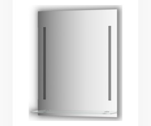 Зеркало с полочкой и LED-светильниками Evoform Ledline-S BY 2162 60х75 см
