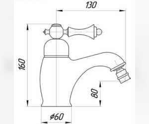 Смеситель Migliore Bomond ML.BMD-9723.СR для биде, хром