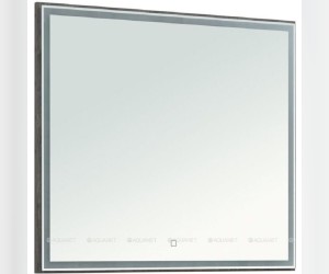 Зеркало Aquanet Nova Lite 90 см, с LED подсветкой, дуб рошелье, 00242263