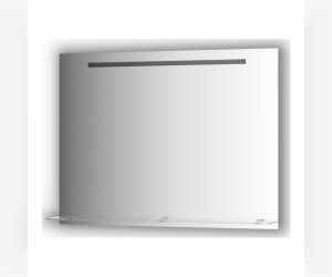 Зеркало с полочкой и LED-светильником Evoform Ledline-S BY 2158 100х75 см