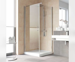 Душевой уголок Vegas Glass EP-Fis Lux, 90 x 80 x 199.5 см, профиль глянцевый хром, стекло прозрачное