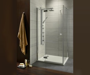 Душевой уголок Radaway Almatea KDJ, 120 x 80 х 195 см, стекло интимато, профиль хром, L/R