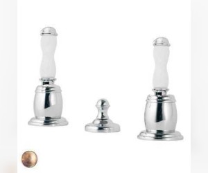 Смеситель Bandini Antica 542720YY06 для биде на 3 отверстия, бронза