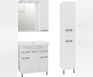 Зеркало-шкаф Style Line Жасмин 80/С ЛС-00000044, 80 см, правое, подвесное, белое Зеркало-шкаф Style Line Жасмин 80/С ЛС-00000044, 80 см, правое, подвесное, белое