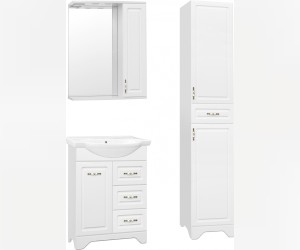 Зеркало-шкаф Style Line Олеандр-2 65/С ЛС-00000050 Люкс, 65 см, правое, подвесное, белый Зеркало-шкаф Style Line Олеандр-2 65/С ЛС-00000050 Люкс, 65 см, правое, подвесное, белый