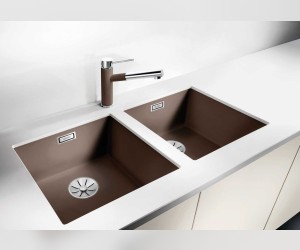 Кухонная мойка Blanco Subline 400-U 523428, шампань