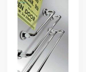 Полотенцедержатель Colombo BASIC B2712 двойной, 34.5 см, хром