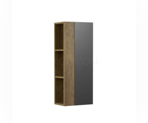 Шкаф Aquaton Терра 35 см, цвет дуб кантри/антрацит, 1A247503TEKA0