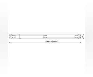 Душевая дверь Aquanet Delta NPD6122 140 x 200 см, 00183848, стекло прозрачное