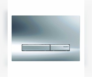 Клавиша Geberit Sigma Type 50 115.788.21.2, двойной смыв, цинковое литье, глянцевый хром