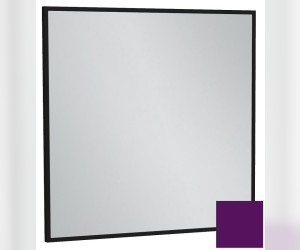 Зеркало Jacob Delafon Silhouette EB1423-S20, 60 х 60 см, лакированная рама сливовый сатин