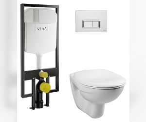 Инсталляция Vitra с унитазом Vitra Normus 9773B003-7203, сиденье стандарт, комплект