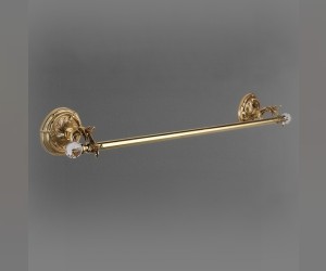 Полотенцедержатель Art&Max Barocco Crystal AM-1780-Br-C 54 см, бронза
