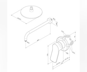 Душевая система Am.Pm X-Joy FB85A2R000, хром