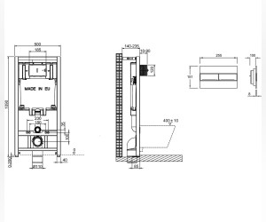 Инсталляция Jacob Delafon E21749RU-00 с безободковым унитазом Rodin+ EDY102, сиденье микролифт, клавиша хром, (E29025+E20858-CP+EDY102+E23280) Инсталляция Jacob Delafon E21749RU-00 с безободковым унитазом Rodin+ EDY102, сиденье микролифт, клавиша хром, (E29025+E20858-CP+EDY102+E23280)
