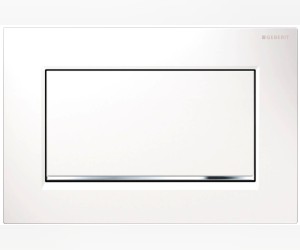Клавиша Geberit Sigma Type 30 115.893.KJ.1, металл, белый/хром