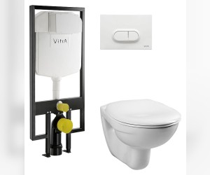 Инсталляция с унитазом Vitra Normus 9773B003-7201, сиденье стандарт (комплект)