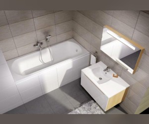 Акриловая ванна Ravak Domino 170 х 75 см, белая, C631000000