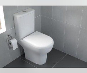 Напольный безободковый унитаз Vitra Zentrum, крышка микролифт, белый, 9824B003-7207