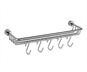 Полка-корзина WasserKRAFT Donau, с крючками, K-9415