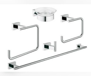 Набор аксессуаров Grohe Essentials Cube 40758001 Набор аксессуаров Grohe Essentials Cube 40758001