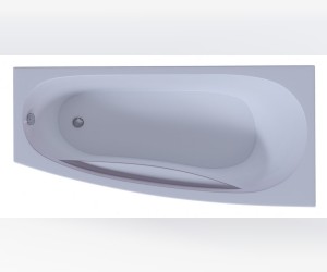 Ванна акриловая Aquatek Пандора 160 x 75 см с фронтальным экраном, белая, левая/правая
