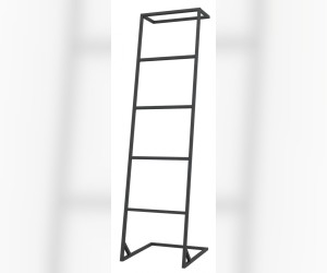 Полотенцедержатель 1Marka Loft 35 напольный, черный, Ц0000012508