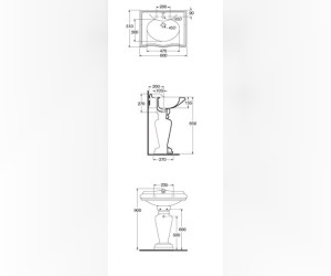 Раковина Migliore Impero ML.IMP-25.360.BI 60 см