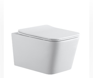 Подвесной унитаз безободковый Aquanet Tavr 2.0 W (243545) Rimless, с крышкой-сиденьем Soft Close - Slimseat