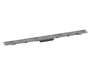 Решетка для дренажного канала Hansgrohe RainDrain Rock, 90-100 см, подрезная, под плитку, хром, 56032000 Решетка для дренажного канала Hansgrohe RainDrain Rock, 90-100 см, подрезная, под плитку, хром, 56032000