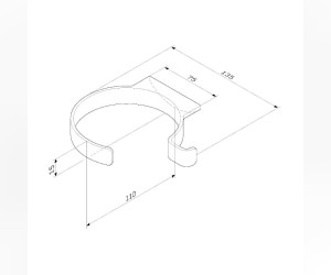 Держатель для фена Am.Pm Inspire 2.0, черный матовый, A50A32322