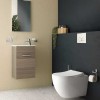 Подвесной унитаз Vitra безободковый, белый, 7510B003-0075
