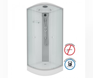 Душевая кабина Niagara Eco 100 x 100, низкий поддон, профиль - хром, стекло матовое, NG-4302-14 Душевая кабина Niagara Eco 100 x 100, низкий поддон, профиль - хром, стекло матовое, NG-4302-14