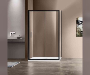 Душевой уголок Vincea Garda VSR-1G8012CLB, 120 x 80 см, прямоугольный, дверь раздвижная, стекло прозрачное, черный Душевой уголок Vincea Garda VSR-1G8012CLB, 120 x 80 см, прямоугольный, дверь раздвижная, стекло прозрачное, черный