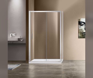 Душевой уголок Vincea Garda VSR-1G1011CL, 110 x 100 см, прямоугольный, дверь раздвижная, стекло прозрачное, хром Душевой уголок Vincea Garda VSR-1G1011CL, 110 x 100 см, прямоугольный, дверь раздвижная, стекло прозрачное, хром