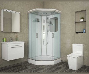 Душевая кабина Niagara Premium 90 x 90, с г/м, низкий поддон, профиль - хром, стекло - прозрачное, NG-6001-01GD Душевая кабина Niagara Premium 90 x 90, с г/м, низкий поддон, профиль - хром, стекло - прозрачное, NG-6001-01GD