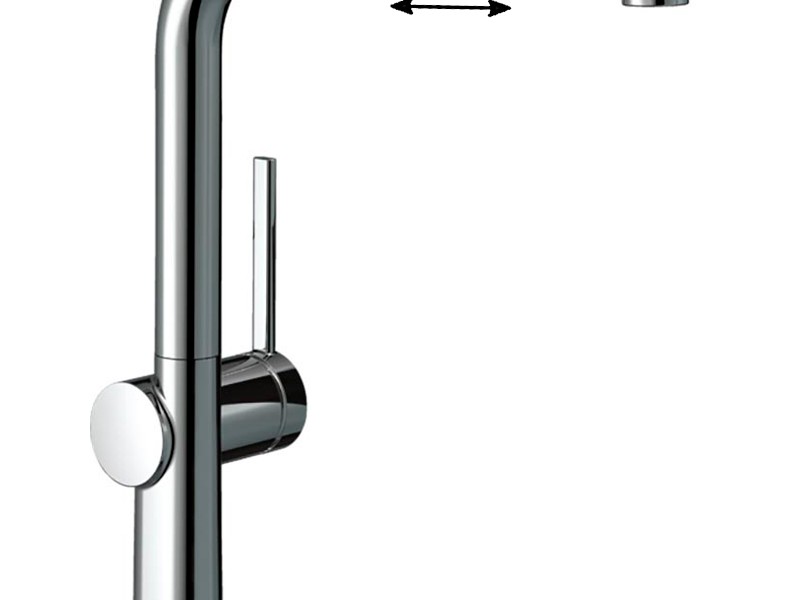 Кухонный смеситель Hansgrohe Talis M54, с вытяжным изливом, хром, 72808000