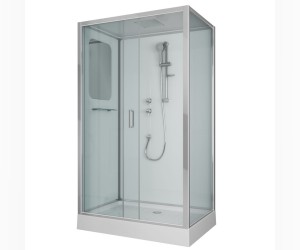 Душевая кабина Niagara Premium 120 x 80, низкий поддон, профиль - хром, стекло - прозрачное, NG-6012-01QL/R Душевая кабина Niagara Premium 120 x 80, низкий поддон, профиль - хром, стекло - прозрачное, NG-6012-01QL/R