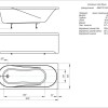 Ванна акриловая Aquatek Либерти Lifestyle 160 x 70 см, белый, BER160-0000001