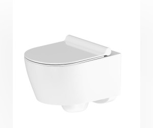Подвесной унитаз Damixa Luna, безободковый, крышка-сиденье микролифт, DX46C1700SC