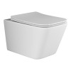 Инсталляция Ceramica Nova Envision с унитазом Ceramica Nova Metric Rimless CN3007, крышка микролифт, клавиша Round белый матовый, CN3007_1001W_1000